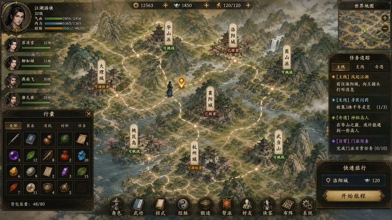 金庸群侠传5爱与死仙狐MOD六周年 主线事件 专题图 8