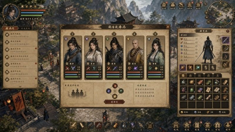 金庸群侠传5爱与死仙狐MOD六周年 章节事件 场景图 4